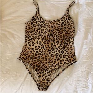 Cheetah print bodysuit
